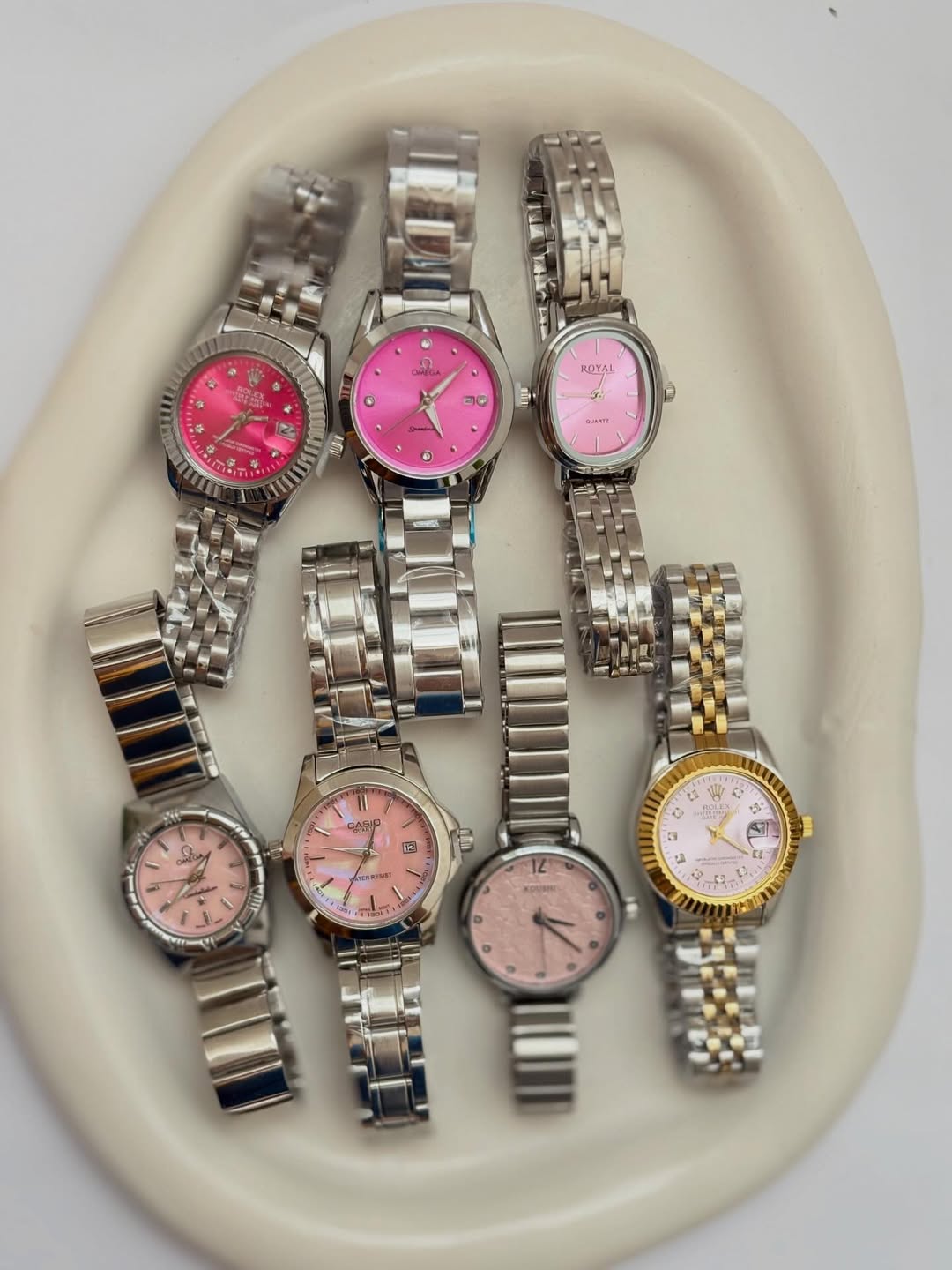 کالکشن ساعت مچی صورتی